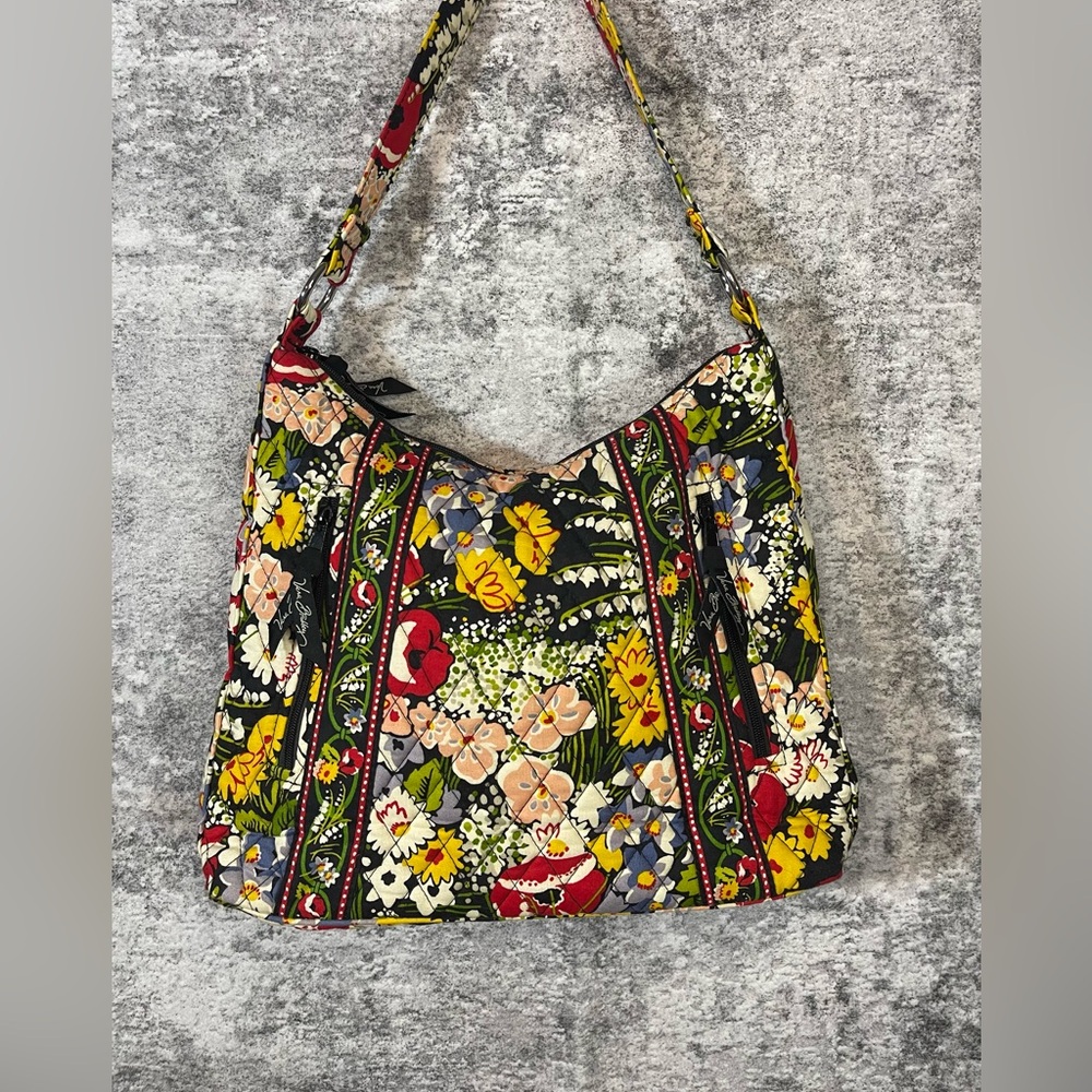 Vera Bradley Poppy Fields Floral Multicolor Women's Shoulder Bag